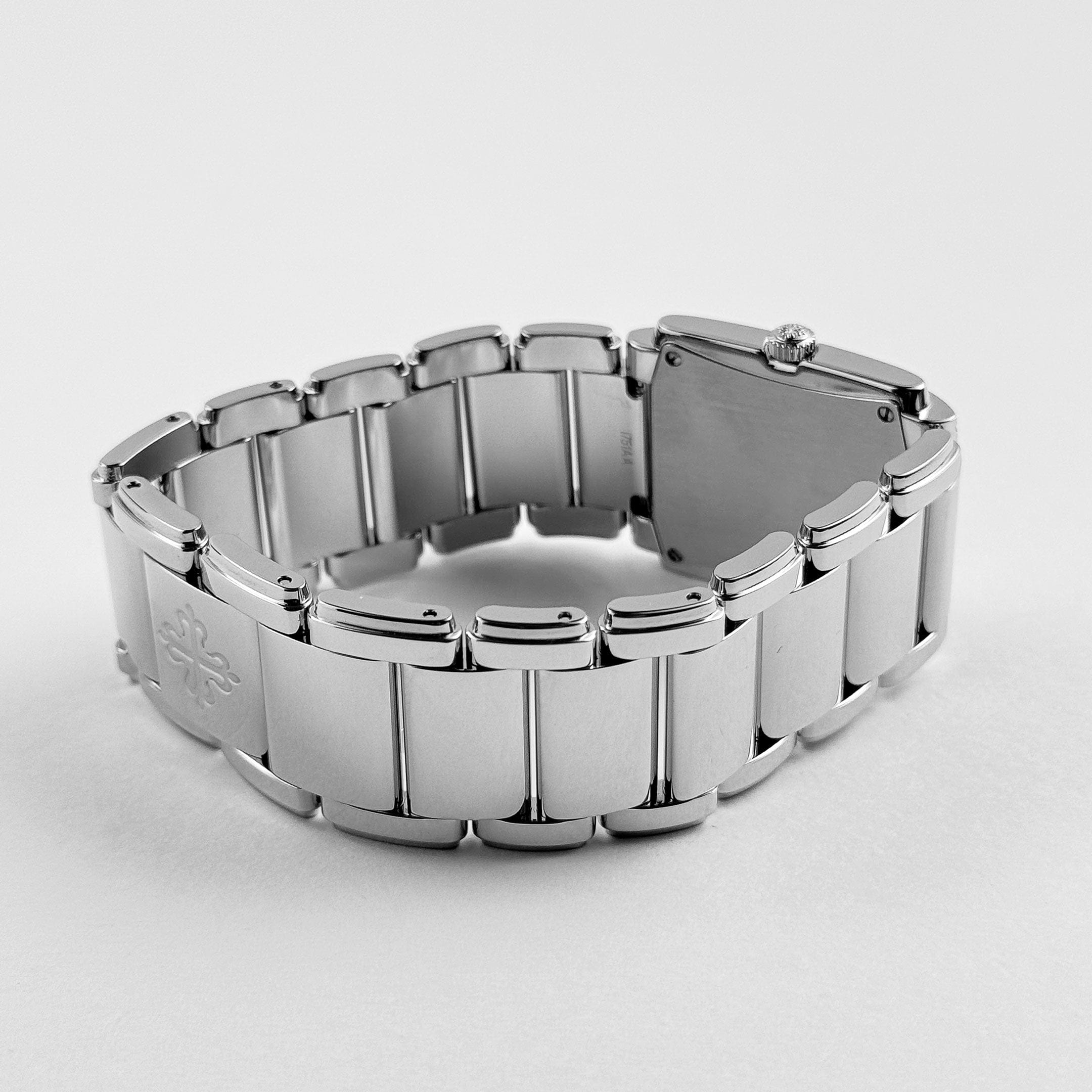 Patek Philippe Twenty-4 4910/1200A-010 'Ladies' Stainless Steel Gray Dial Diamond Bezel Quartz