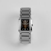 Patek Philippe Twenty-4 4910/1200A-010 'Ladies' Stainless Steel Gray Dial Diamond Bezel Quartz