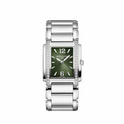 Patek Philippe Twenty-4 4910/1200A-011 'Ladies' Quartz Stainless Steel Green Diamond Dial