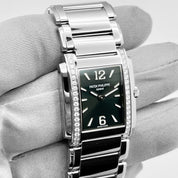 Patek Philippe Twenty-4 4910/1200A-011 'Ladies' Stainless Steel Green Diamond Dial Quartz