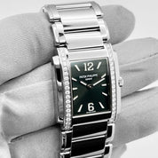 Patek Philippe Twenty-4 4910/1200A-011 'Ladies' Stainless Steel Green Diamond Dial Quartz (2025)