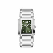 Patek Philippe Twenty-4 4910/1200A-011 'Ladies' Quartz Stainless Steel Green Diamond Dial