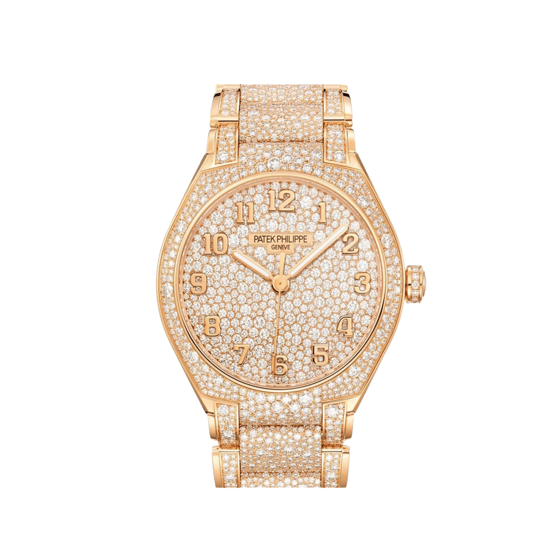 1450R-001 'Ladies' Quartz Rose Gold Pavé Diamond Set