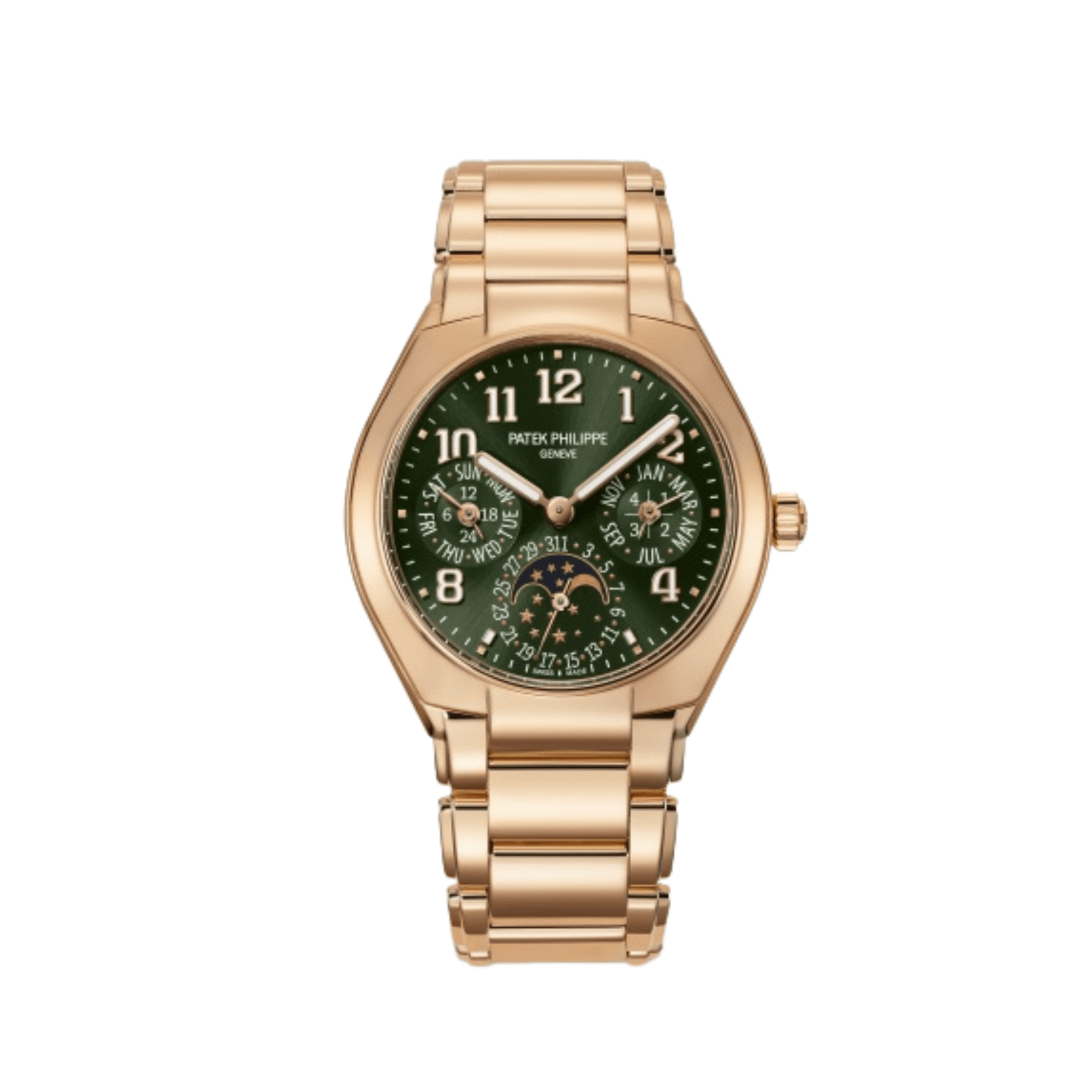 Patek Philippe Twenty-4 7340/1R-010 Rose Gold Sunburst Olive Green Dial (2025)