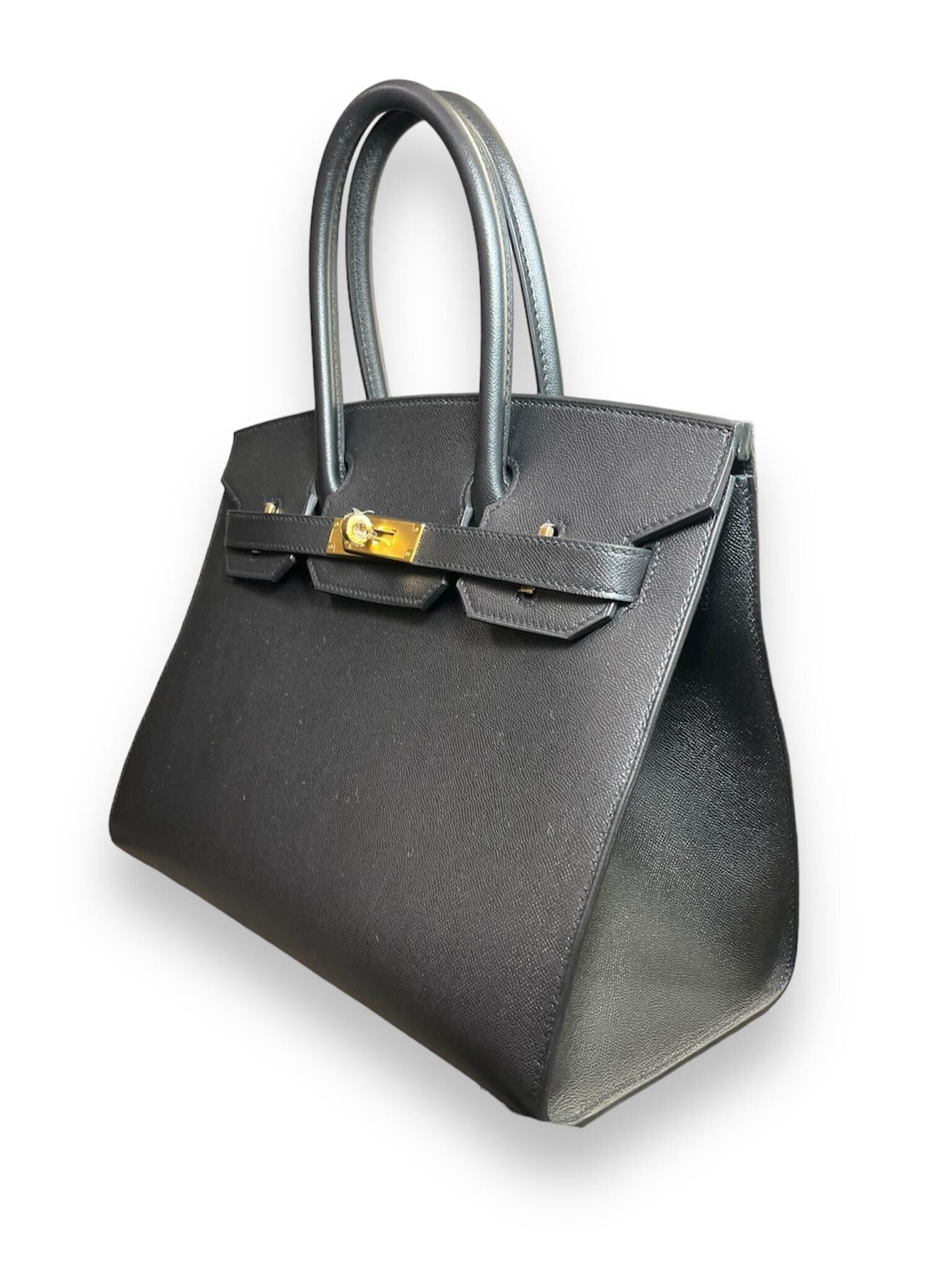 Hermès Birkin Sellier 30 Veau Madame Noir Gold Hardware