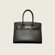 Hermès Birkin Sellier 30 Veau Madame Noir Gold Hardware