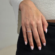 Pink Sapphire Eternity Ring