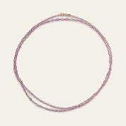 Pink Sapphire Layered Necklace