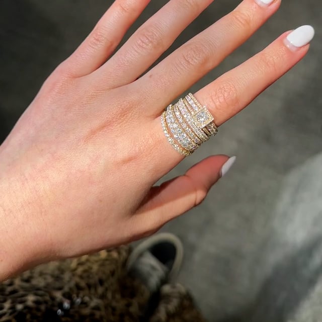 More is More Diamond Cocktail Ring