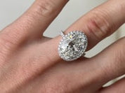 Oval Diamond Engagement Ring