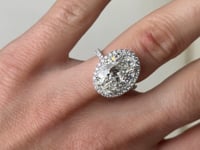 Oval Diamond Engagement Ring