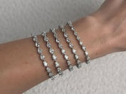 Esme 7.06 Carat Pear-Shaped Diamond Tennis Bracelet