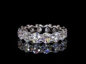 5.56 Carat Lab Grown Diamond Eternity Ring