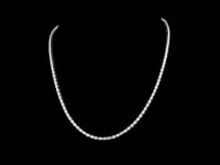 9.15 Carat Oval Lab Grown Diamond Tennis Necklace