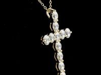 4.10 Carat Round Lab Grown Diamond Necklace