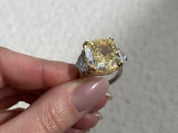 Fancy Intense Yellow Diamond Engagement Ring