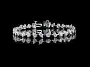 7.3 Carat Mixed Shape Lab Grown Diamond Tennis Bracelet