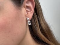 8.2 Carat Lab Grown Diamond Dangling Earrings