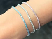 1.5 Carat Lab Grown Round Shape Pink Diamond Bracelet