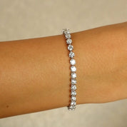 Luce 7.7 Carat Round Diamond Tennis Bracelet