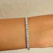 Aurora 8 Carat Round Diamond Tennis Bracelet
