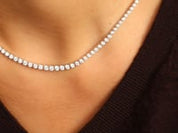 Luce 11 Carat Diamond Tennis Necklace
