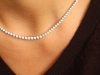 Luce 11 Carat Diamond Tennis Necklace