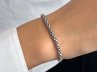 Snake Black Rhodium Diamond Bracelet