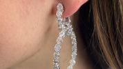 Diamond Knot Earrings