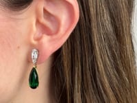 Imperial Emerald Drop Earrings