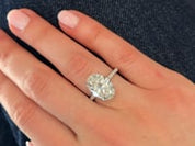 Oval Diamond Engagement Ring
