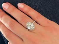 Oval Diamond Engagement Ring