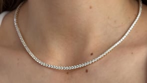 Sienna 10 Carat Diamond Tennis Necklace in Yellow Gold