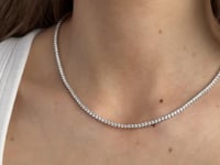 Noa 5.3 Carat Diamond Tennis Necklace