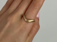Isla Gold Wave Ring
