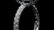 10.5 Carat Radiant Shape Hidden Halo Ring