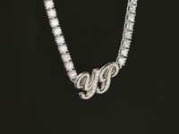 Custom Diamond Initial Choker Necklace