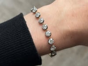 Georgian Style Diamond Tennis Bracelet