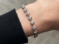 Georgian Style Diamond Tennis Bracelet