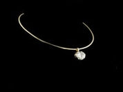 9 Carat Lab Oval Diamond Solitaire Pendant