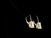 3 Carat Lab Emerald-Cut Diamond Hanging Earring