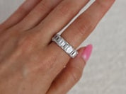 Emerald-Cut Diamond Eternity Band