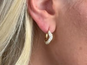 Isla Diamond Wave Earrings