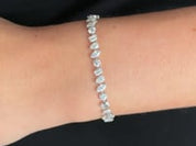 7.42 Carat Diamond Confetti Tennis Bracelet