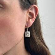Radiant-Cut Diamond Earrings
