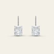 Radiant-Cut Diamond Earrings