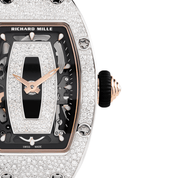 Luxury Watch Richard Mille Ladies' White Gold Snow Diamond Set RM 07-01 Wrist Aficionado