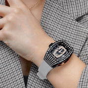 Richard Mille RM 037 'Ladies' Rose Gold Carbon TPT Diamond Set Skeleton Dial (2022)
