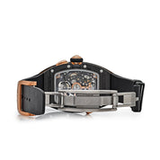 Richard Mille RM 037 'Ladies' Rose Gold Carbon TPT Diamond Set Skeleton Dial