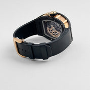 Richard Mille RM 037 'Ladies' Rose Gold Carbon TPT Diamond Set Skeleton Dial